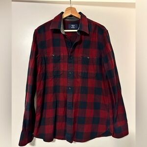 Plaid Button Down Sz M